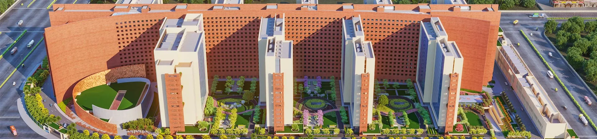 Overall side view of Surat Diamond Bourse building
