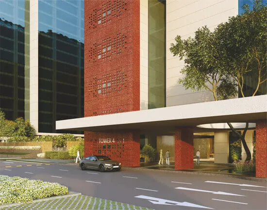 Eco-friendly green spaces and sustainable landscape at Surat Diamond Bourse